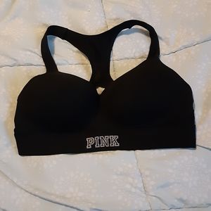 Pink Sports Bra LG nice secure in back